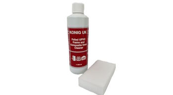  UPVC Composite door cleaner to remove dirt from foiled windows and composite doors
